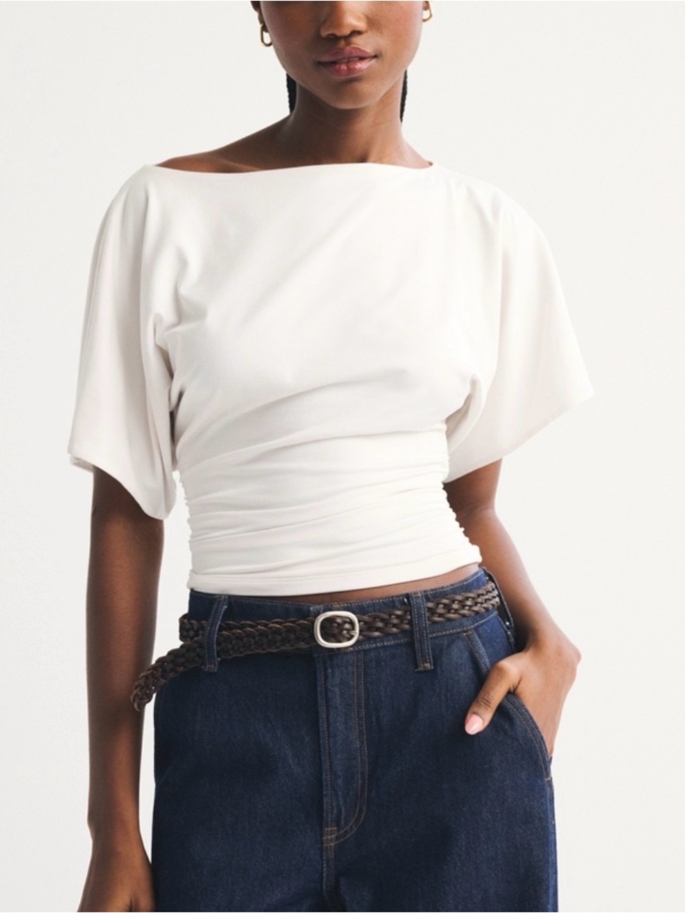 Flutter Sleeve Slash Top